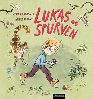 Omslag: "Lukas og spurven" av Johan B. Mjønes