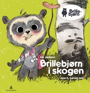 Omslag: "Brillebjørn i skogen" av Ida Sofie Søland Jackson