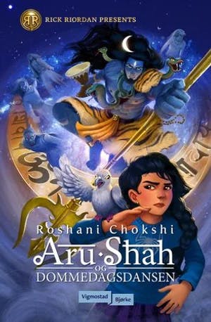 Omslag: "Aru Shah og dommedagsdansen : en Pandavaroman" av Roshani Chokshi