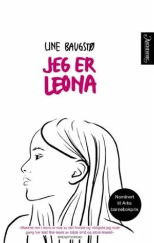 Omslag: "Jeg er Leona" av Line Baugstø