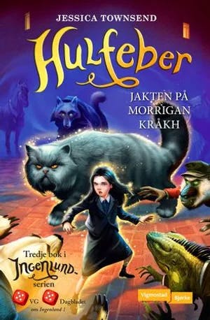 Omslag: "Hulfeber : jakten på Morrigan Kråkh" av Jessica Townsend