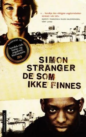 Omslag: "De som ikke finnes" av Simon Stranger