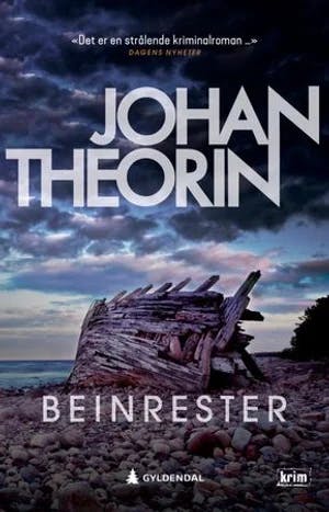 Omslag: "Beinrester" av Johan Theorin