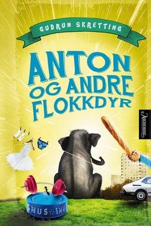 Omslag: "Anton og andre flokkdyr" av Gudrun Skretting