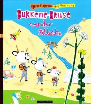 Omslag: "Bukkene Bruse vender tilbake" av Bjørn F. Rørvik