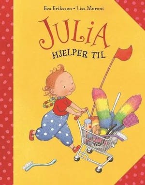 Omslag: "Julia hjelper til" av Eva Eriksson