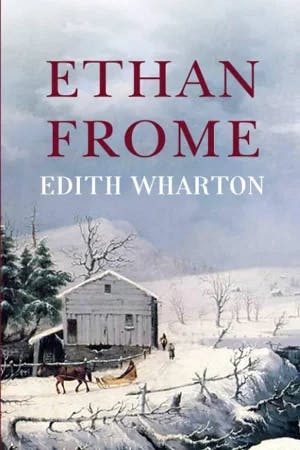 Omslag: "Ethan Frome" av Edith Wharton