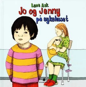 Omslag: "Jo og Jenny på sykehuset" av Lene Ask