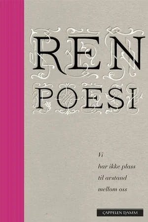 Omslag: "Ren poesi" av Ellen Barra Wisløff