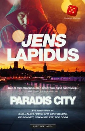 Omslag: "Paradis city" av Jens Lapidus
